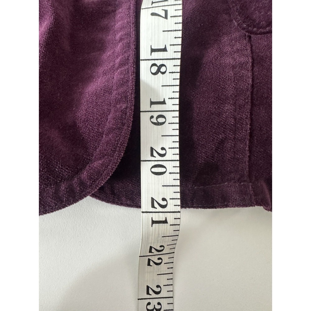 VINCE Velvet Blazer Jacket Womens Size 4 Purple Career Business Elegant Designer - Picture 6 of 9